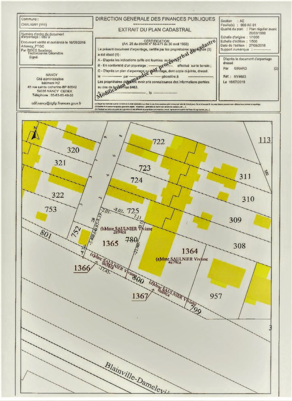 CADASTRE